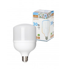 Лампа светодиодная T-30 Вт-230 В-6500 К–E27 (99x168 мм) Народная - ТМ TDM