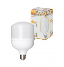 Лампа светодиодная T-40 Вт-230 В-4000 К–E27 (114x183 мм) Народная - ТМ TDM
