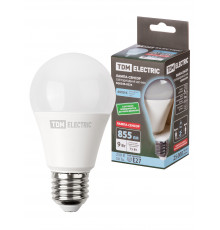 Лампа светодиодная А60-9 Вт-230 В-4000 К-E27 "СЕНСОР" - ТМ TDM