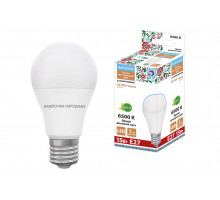 Лампа светодиодная НЛ-LED-A60-15 Вт-230 В-6500 К-Е27, (60х118 мм), Народная - ТМ TDM Лампа светодиодная НЛ-LED-A60-15 Вт-230 В-6500 К-Е27, (60х118 мм), Народная - ТМ TDM