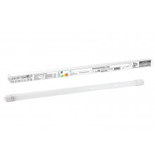 Лампа светодиодная НЛ-Т8-20 Вт-230 В-6500 К–G13, 1200 мм, матовая, стекло, непов. Народная - ТМ TDM