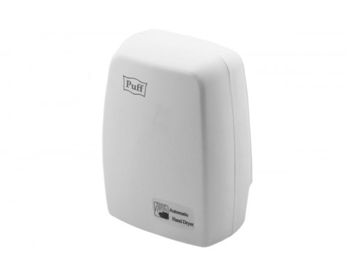 Электросушитель для рук PUFF (120), малошумный, пластик., белый, 1200 W ТМ ТК ТЗС
