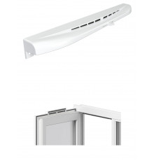 Оконный приточный клапан (проветриватель) WV350 white (40шт) - ТМ ЭРА