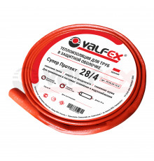 Теплоизоляция для труб 18х4 красная (рул/10м) ТМ Valfex