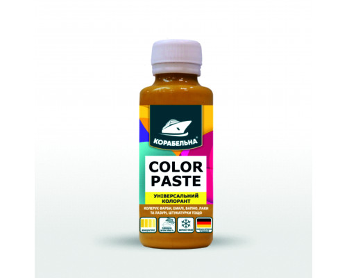 Колер концентрат Coler Paste ТМ Корабельная С 2 золотисто-желтый 100мл Колер концентрат Coler Paste ТМ Корабельная С 2 золотисто-желтый 100мл