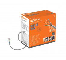 Кабель витая пара F/UTP Cat 5e 4х2х24AWG (305м)  solid, ПВХ, серый - TM TDM