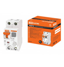 АВДТ 64 2Р(1Р+N) C20 30мА тип А защита 265В - TM TDM