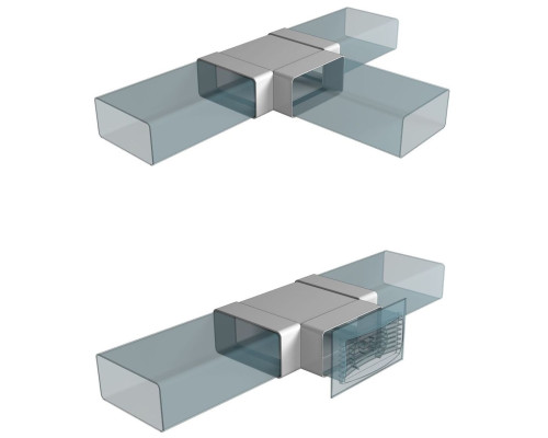 Тройник Т-образный пластик 60мм х 120мм - ТМ VE