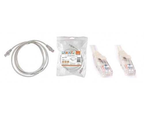 Патч-корд народный U/UTP Cat 5e 4PR 24AWG PVC, литой 15 м, серый - TM TDM Патч-корд народный U/UTP Cat 5e 4PR 24AWG PVC, литой 15 м, серый - TM TDM