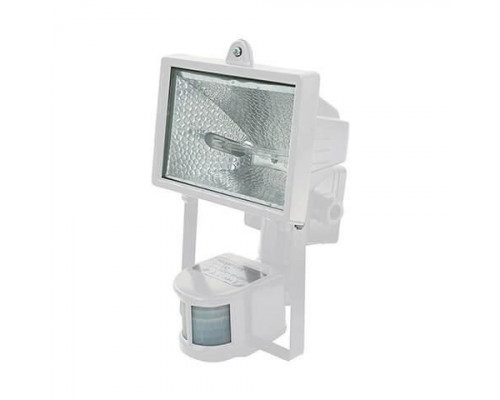 Прожектор с датчиком движения 140гр. (белый) (500W R7S) IP44 - HL105 white Прожектор с датчиком движения 140гр. (белый) (500W R7S) IP44 - HL105 white