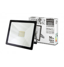 Прожектор светодиодный СДО-04-050Н 50 Вт, 4000 К, IP65, серый, Народный - ТМ TDM