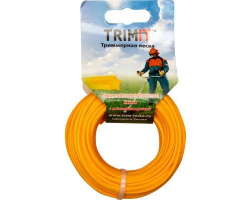 Леска для триммера, звезда 2.7 мм х 15 м - ТМ Тримит Леска для триммера, звезда 2.7 мм х 15 м - ТМ Тримит