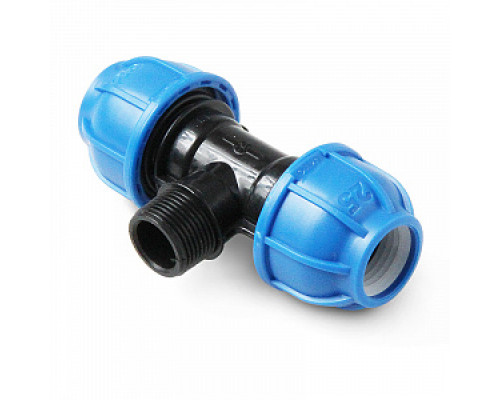 Тройник компрессионный НР 32x1/2x32 TM VS PLAST