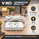 Удлинитель 2 гнезда б/з Multi-Let, 16A, белый, 3м.п. (12.уп) - TM VIKO