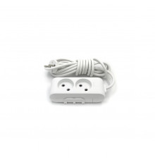Удлинитель 2 гнезда б/з Multi-Let, 16A, белый, 3м.п. (12.уп) - TM VIKO