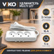 Удлинитель 3 гнезда б/з Multi-Let, 16A, белый, 5м.п. (12.уп) - TM VIKO