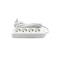 Удлинитель 4 гнезда c/з Multi-Let, 16A, белый, 3м.п. (12.уп) - TM VIKO