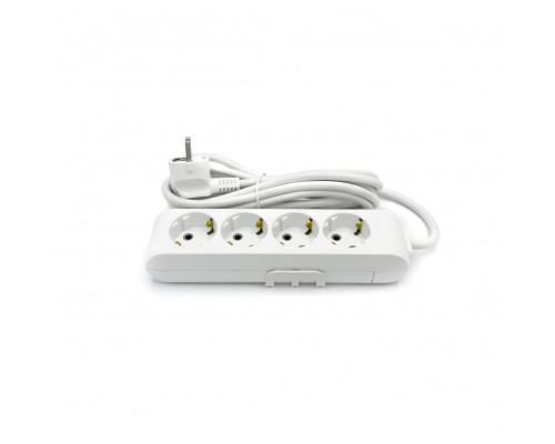 Удлинитель 4 гнезда c/з Multi-Let, 16A, белый, 5м.п. (12.уп) - TM VIKO