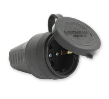 Розетка переносная (каучук) 2P+E,16А, 220-240V - TM Gunsan