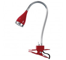 Светильник настольный прищепка LED 3W (красный) 220-240V IP20 - HL002L Светильник настольный прищепка LED 3W (красный) 220-240V IP20 - HL002L