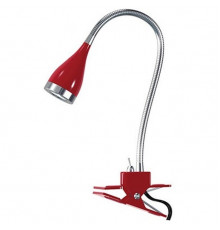Светильник настольный прищепка LED 3W (красный) 220-240V IP20 - HL002L