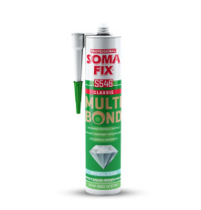Гибридный клей MULTIBOND CRYSTAL (прозрачный) 290мл/350гр (уп.12шт) - TM SOMAFIX