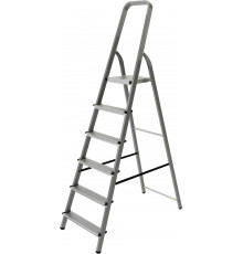 Стремянка стальная NV1150 6 ступени (нагр.150кг; рабочая высота 3,26м) - ТМ НоваяВысота