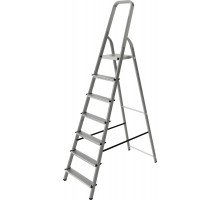 Стремянка стальная NV1150 7 ступени (нагр.150кг; рабочая высота 3,48м) - ТМ НоваяВысота