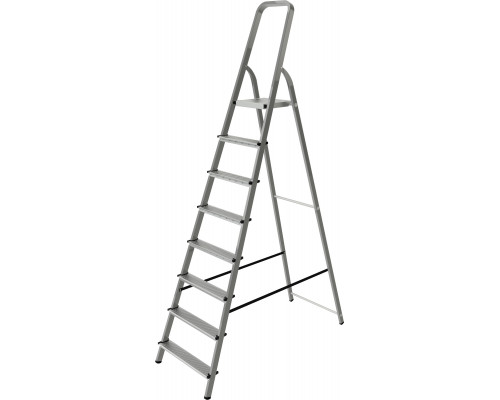 Стремянка стальная NV1150 8 ступени (нагр.150кг; рабочая высота 3,70м) - ТМ НоваяВысота Стремянка стальная NV1150 8 ступени (нагр.150кг; рабочая высота 3,70м) - ТМ НоваяВысота