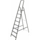 Стремянка стальная NV1150 8 ступени (нагр.150кг; рабочая высота 3,70м) - ТМ НоваяВысота