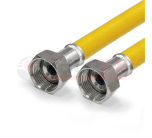 Газовый шланг ВВ M1/2" - М1/2" 800мм, с полиэфирной нитью ТМ Valfex