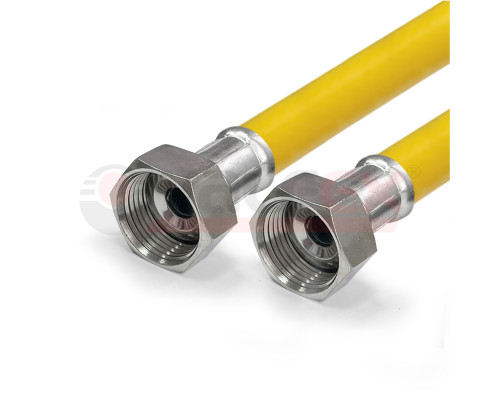 Газовый шланг ВВ M1/2" - М1/2" 800мм, с полиэфирной нитью ТМ Valfex Газовый шланг ВВ M1/2" - М1/2" 800мм, с полиэфирной нитью ТМ Valfex