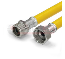 Газовый шланг НВ M1/2" - F1/2" 800мм, с полиэфирной нитью ТМ Valfex