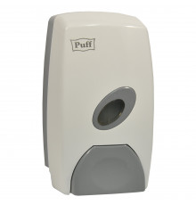 Дозатор PUFF (8115) для жидкого мыла, 1000 мл, пластик., белый ТМ ТК ТЗС