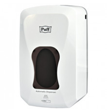 Дозатор PUFF (8184), сенсорный для жидких растворов, 1100 мл, пластик., белый ТМ ТК ТЗС