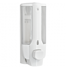 Дозатор SOLINNE для жидкого мыла, 380 мл, пластик., белый ТМ ТК ТЗС