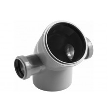 К олено Ø 110/45/50 лев.-прав. для внутрен. канализации