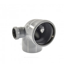 Колено Ø 110/90/50 лев.-прав. для внутрен. канализации