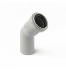 Колено Ø 40-45* для внутрен. канализации