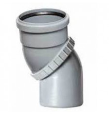 Колено универсальное Ø 110 для внутрен. канализации