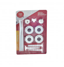 Комплект подключения 3/4 (4 футорки; 2 кронштейна, заглушка; кран маевского; ключ) ТМ Ogint