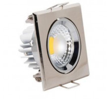 Светильник потолочный точечный квадрат COB LED 5W 6500K 354Lm (мат. хром) 220-240V IP20 - HL679L Светильник потолочный точечный квадрат COB LED 5W 6500K 354Lm (мат. хром) 220-240V IP20 - HL679L