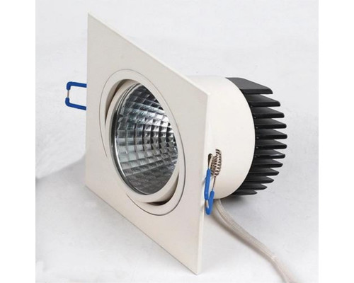 Светильник потолочный точечный квадрат LED 10W 6400K 539Lm (белый) / 220-240V / IP20 - HL6711L