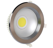 Светильник потолочный точечный круг 3" COB LED 8W 4200K 354Lm (мат. хром) / 220-240V / IP20 - HL695L