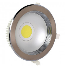 Светильник потолочный точечный круг 3" COB LED 8W 4200K 354Lm (мат. хром) / 220-240V / IP20 - HL695L
