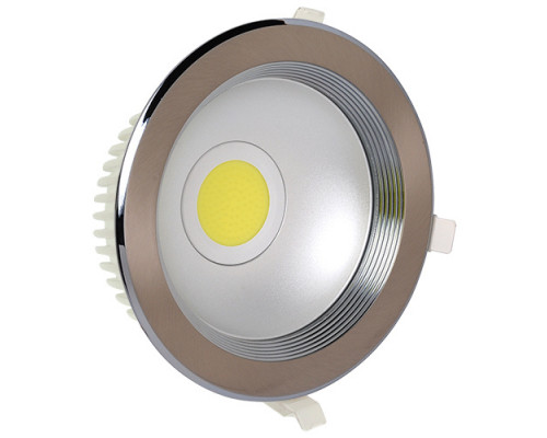 Светильник потолочный точечный круг 3" COB LED 8W 4200K 354Lm (мат. хром) / 220-240V / IP20 - HL695L