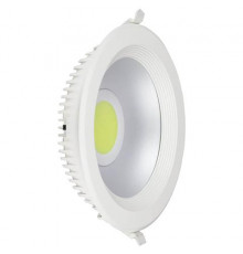 Светильник потолочный точечный круг 6" COB LED 20W 4200K 1315Lm (белый) / 220-240V / IP20 - HL697L
