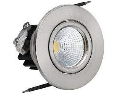 Светильник потолочный точечный круг COB LED 3W 6500K (мат. хром) 220-240V IP20 - HL6731L Светильник потолочный точечный круг COB LED 3W 6500K (мат. хром) 220-240V IP20 - HL6731L