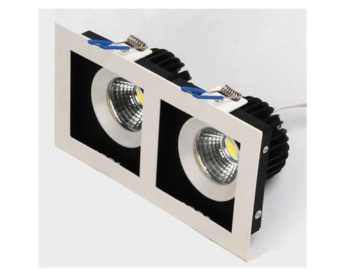 Светильник потолочный точечный прямоуг. LED 2х8W 6400K 742Lm (белый) / 220-240V / IP20 - HL6722L