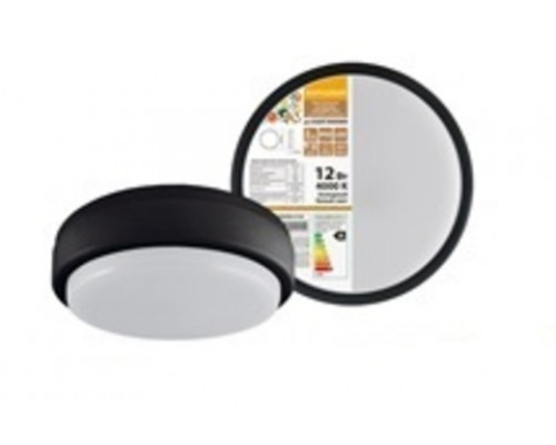 Светодиод. светильник LED ДПП 2902 8Вт 700 лм 4000К IP65 чёр круг 160*48 мм Народный - TM TDM Светодиод. светильник LED ДПП 2902 8Вт 700 лм 4000К IP65 чёр круг 160*48 мм Народный - TM TDM